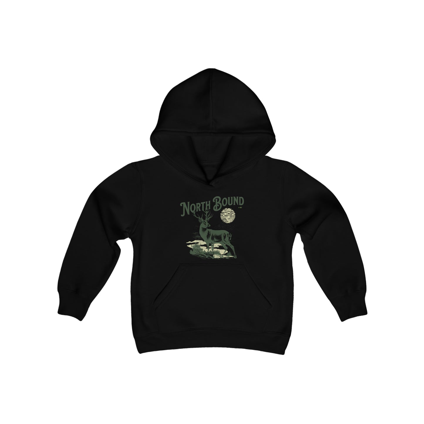 North Bound I-90  Hooded Sweatshirt