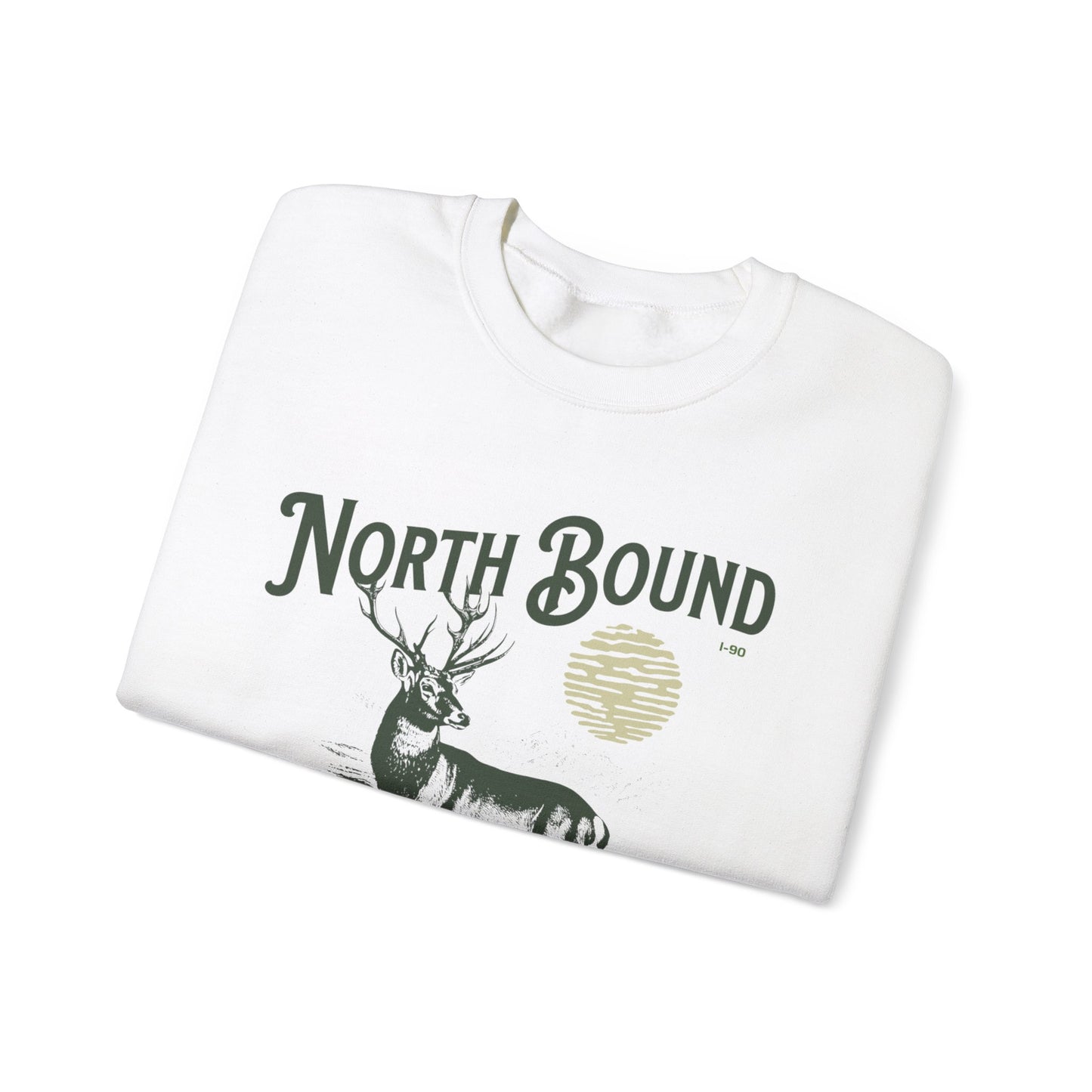 North Bound I-90 Crewneck Sweatshirt