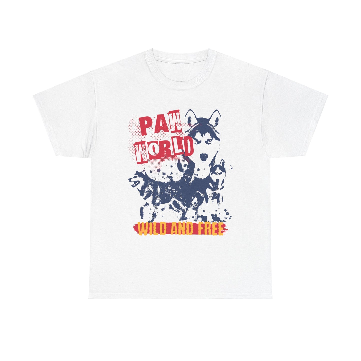 Unisex Paw World Cotton Tee