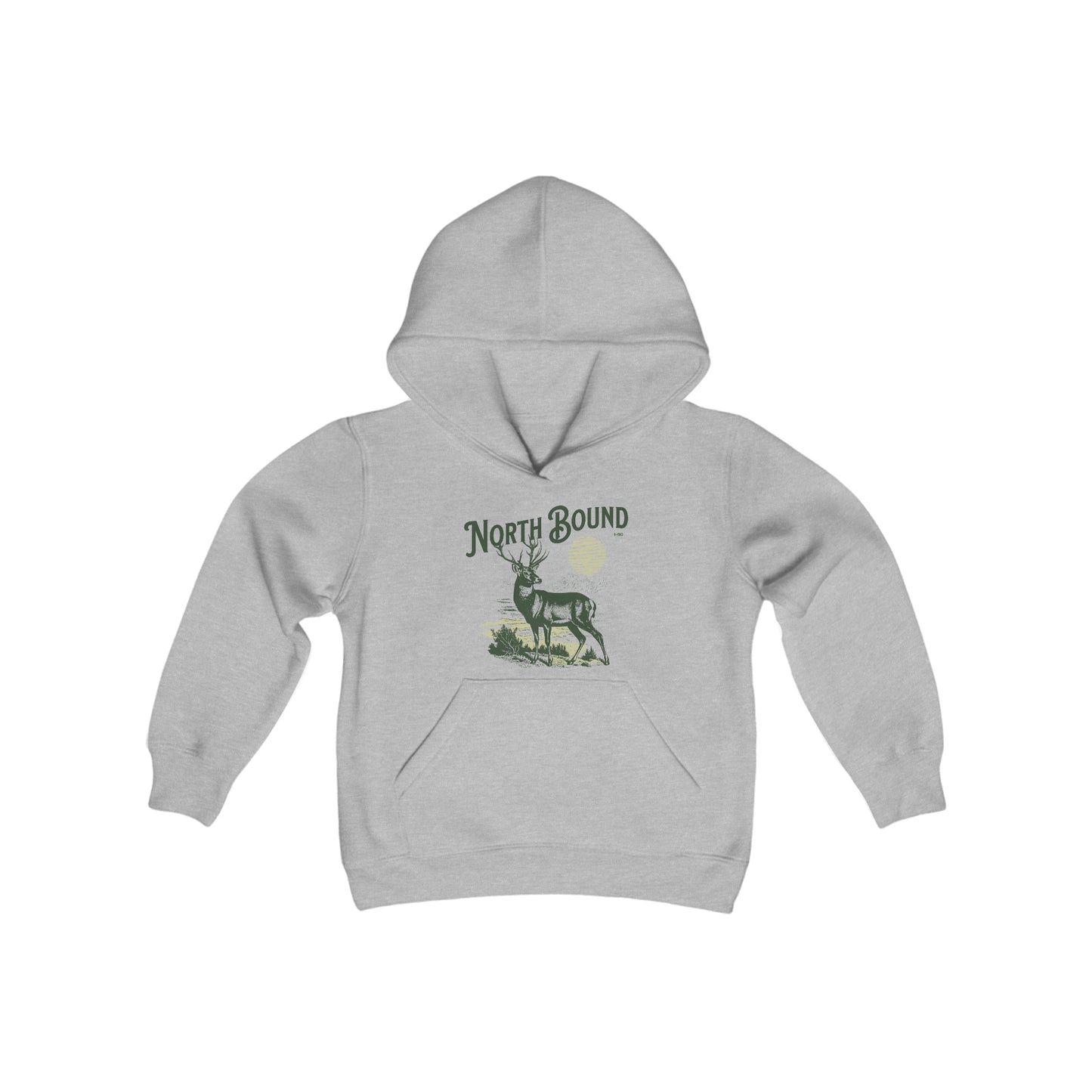 North Bound I-90  Hooded Sweatshirt