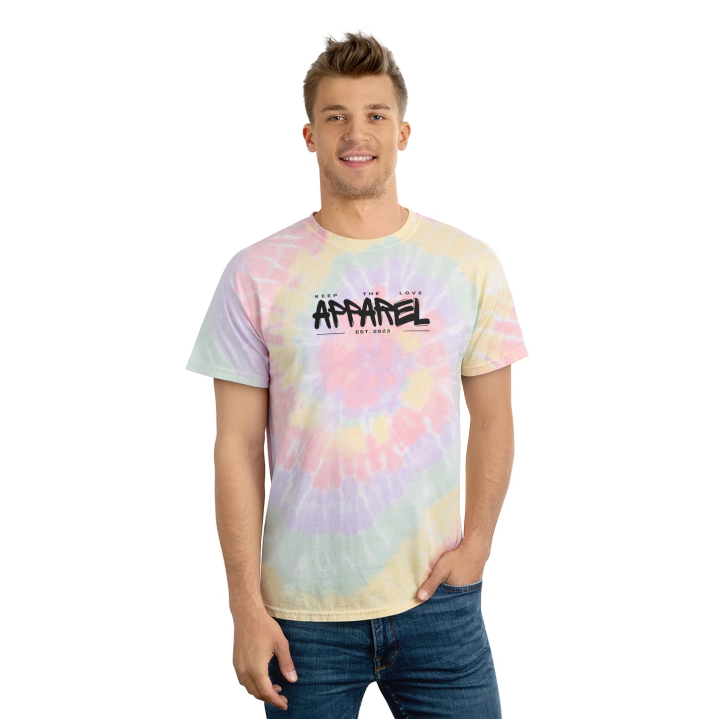 Tie-Dye Keep The Love Apparel Spiral