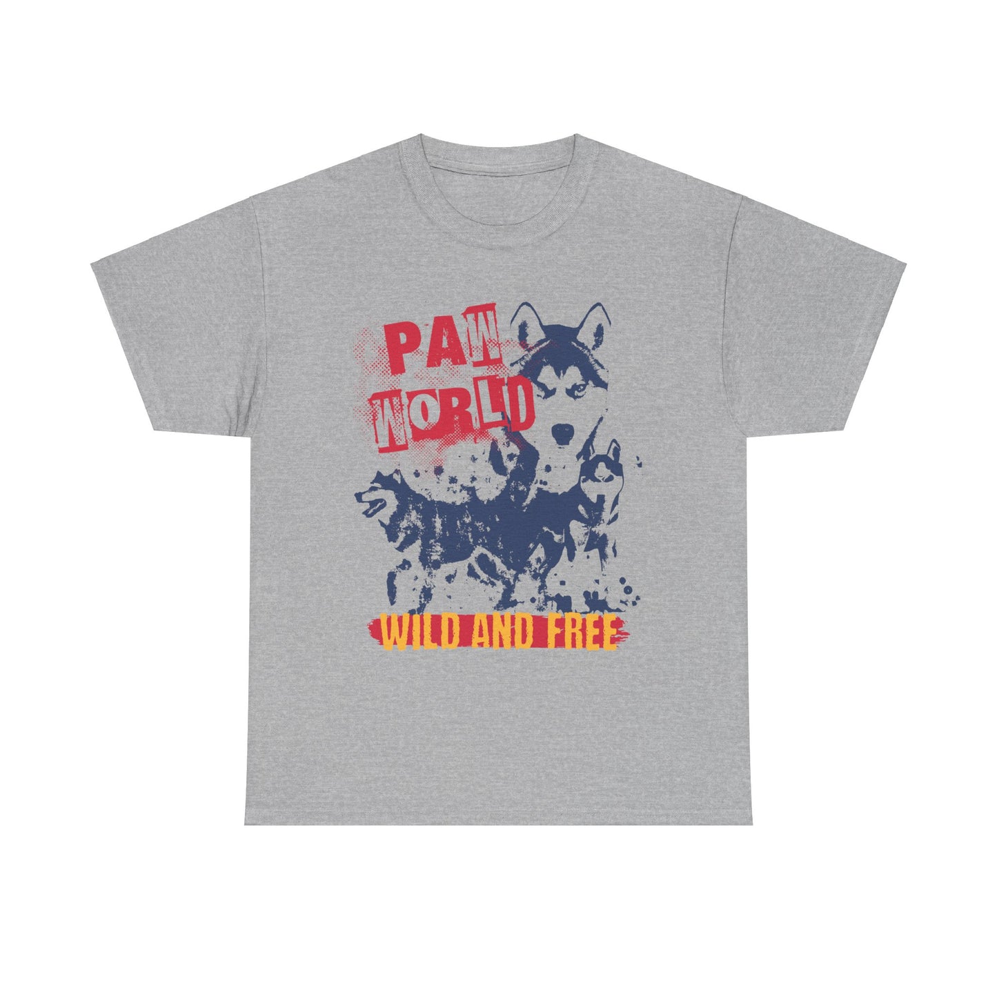 Unisex Paw World Cotton Tee