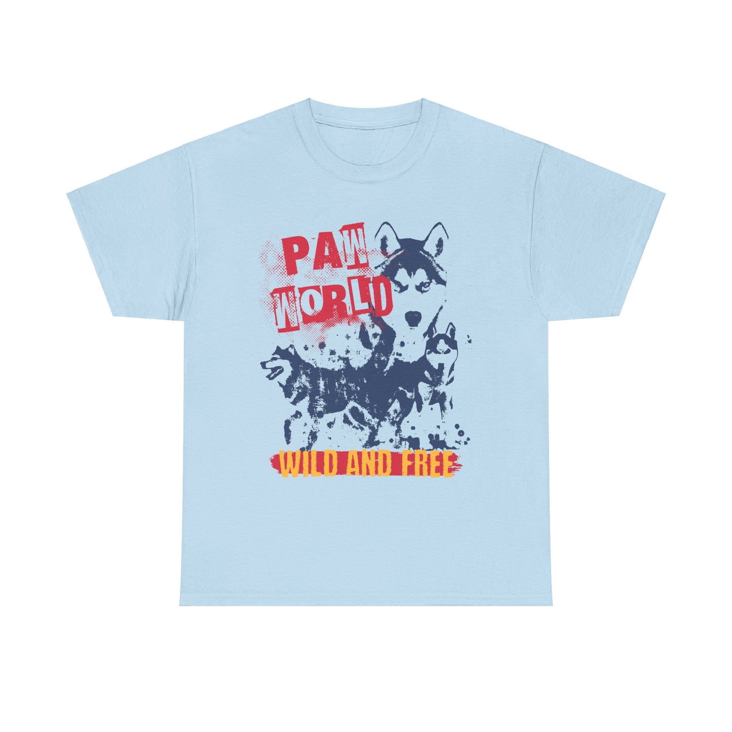 Unisex Paw World Cotton Tee