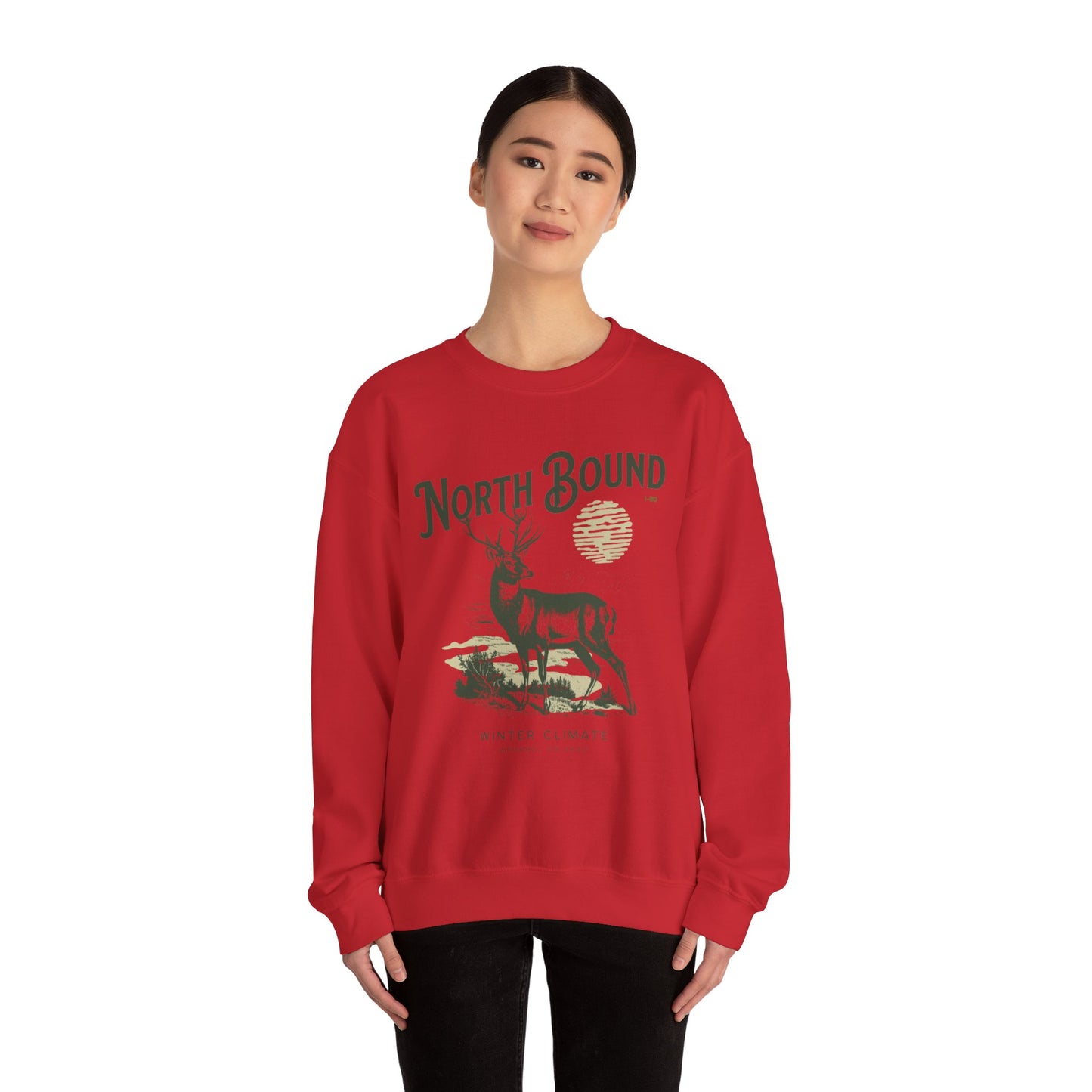 North Bound I-90 Crewneck Sweatshirt