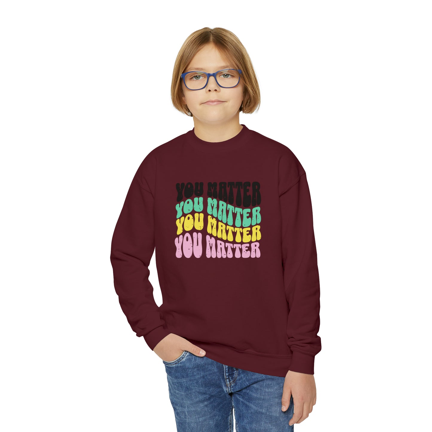 You matter Youth Crewneck Sweatshirt