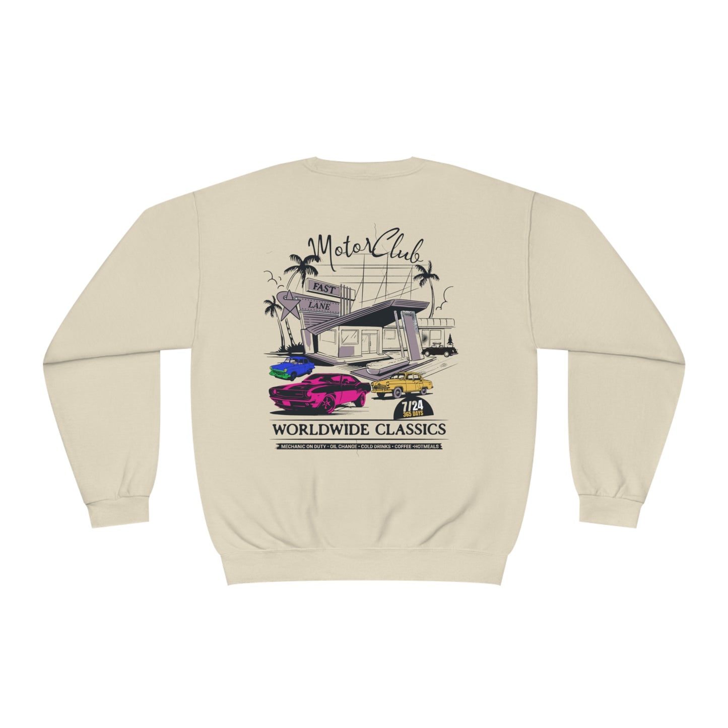 Unisex MOTORCLUB  Crewneck Sweatshirt