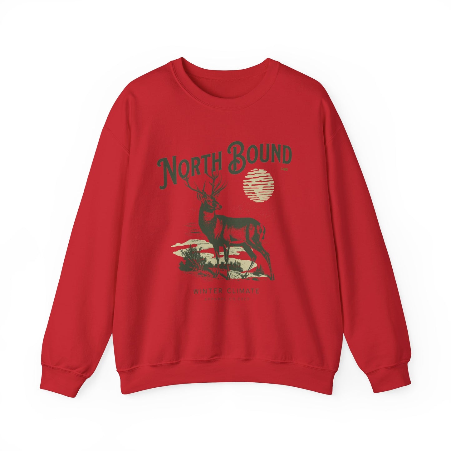 North Bound I-90 Crewneck Sweatshirt