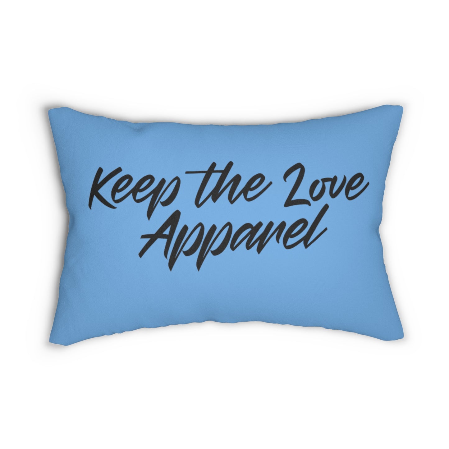 Keep the love Spun Polyester Lumbar Pillow