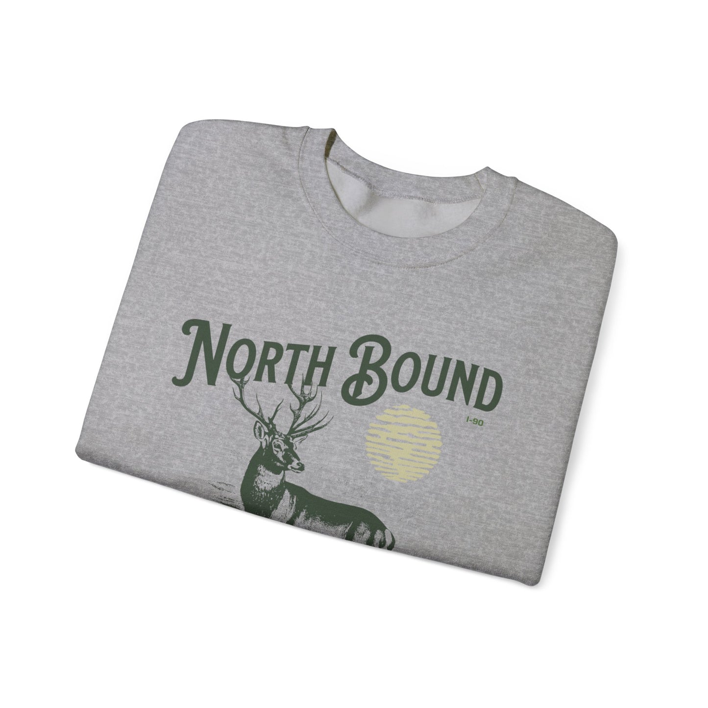 North Bound I-90 Crewneck Sweatshirt