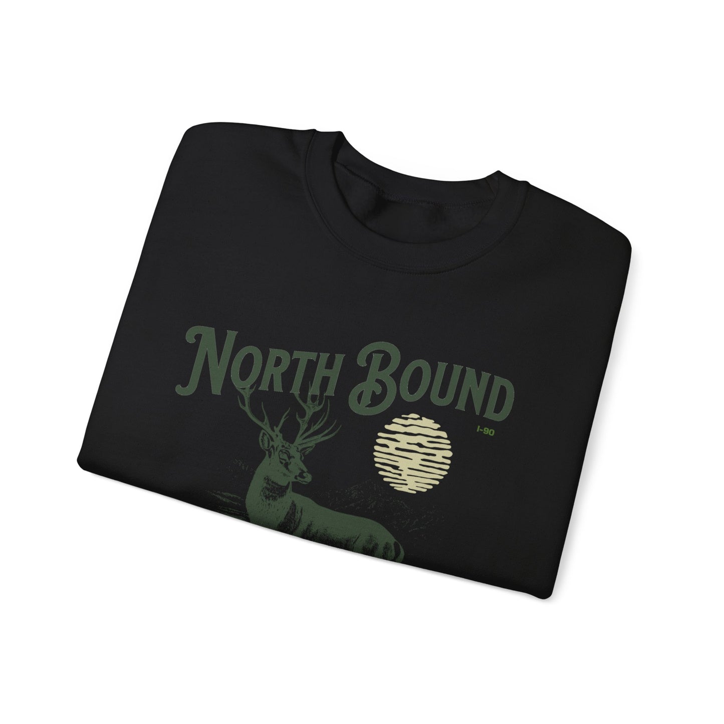 North Bound I-90 Crewneck Sweatshirt