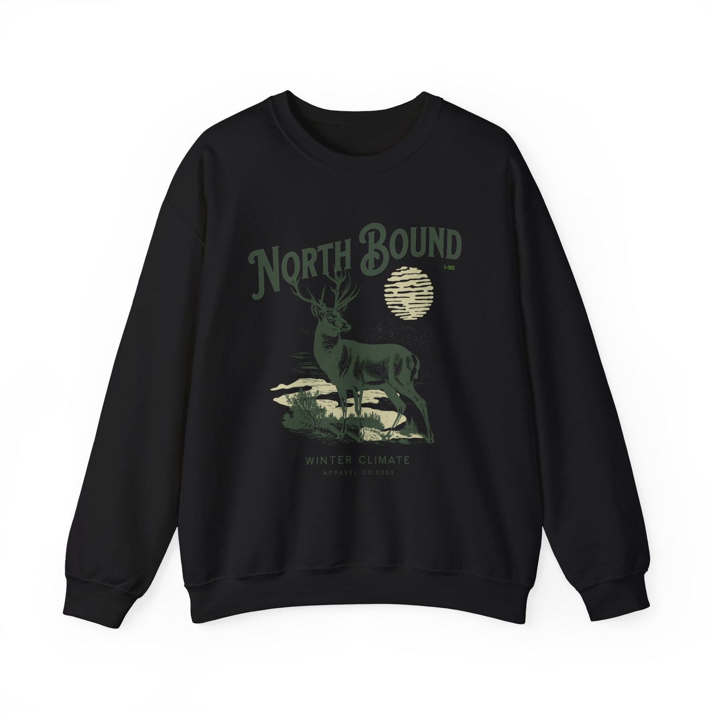 North Bound I-90 Crewneck Sweatshirt