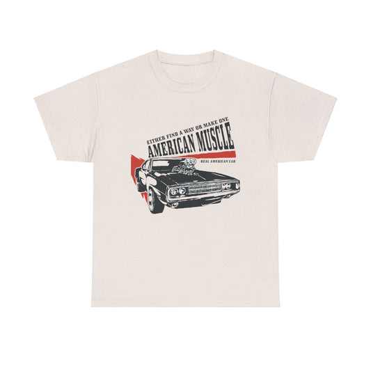 Unisex American muscle Heavy Cotton Tee