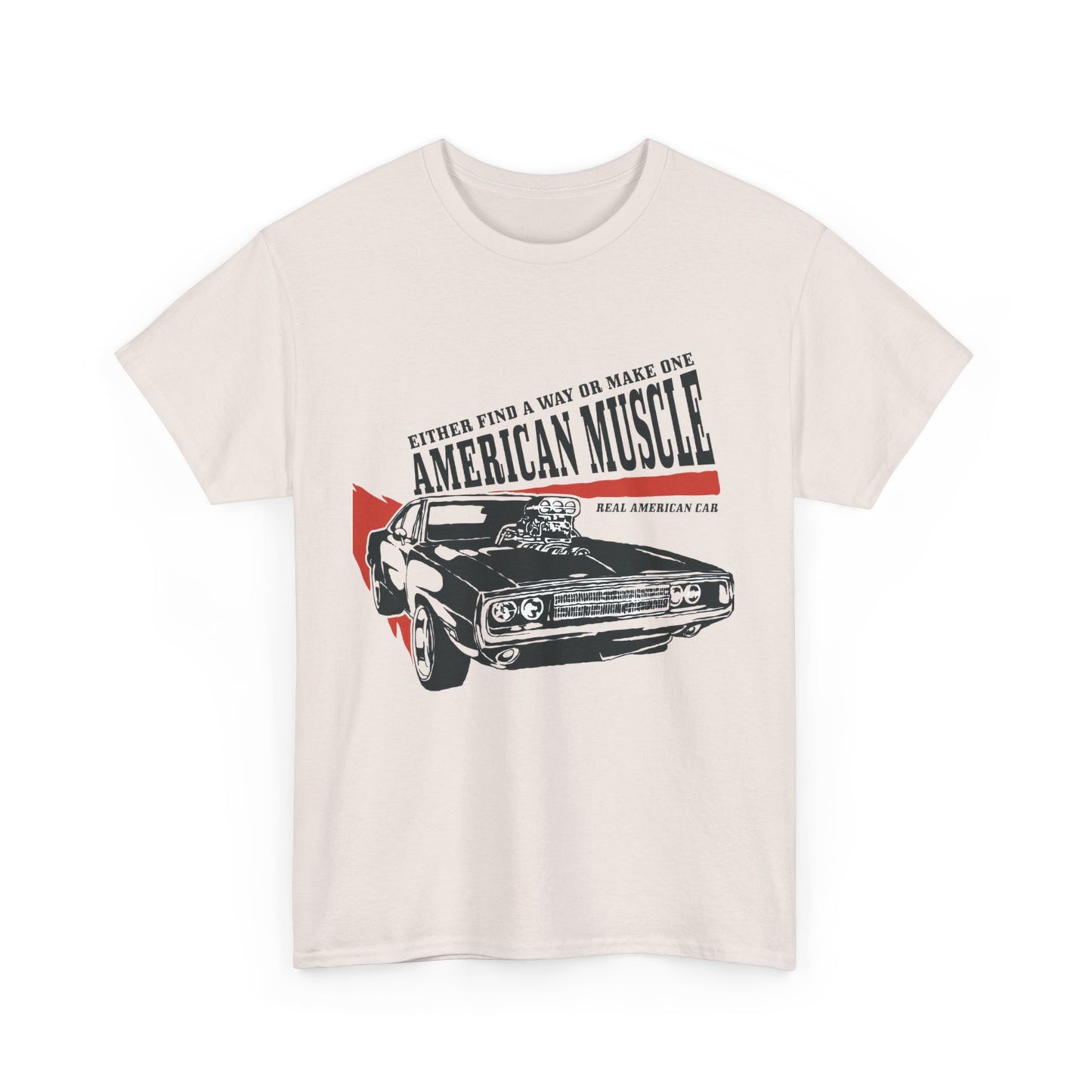 Unisex American muscle Heavy Cotton Tee