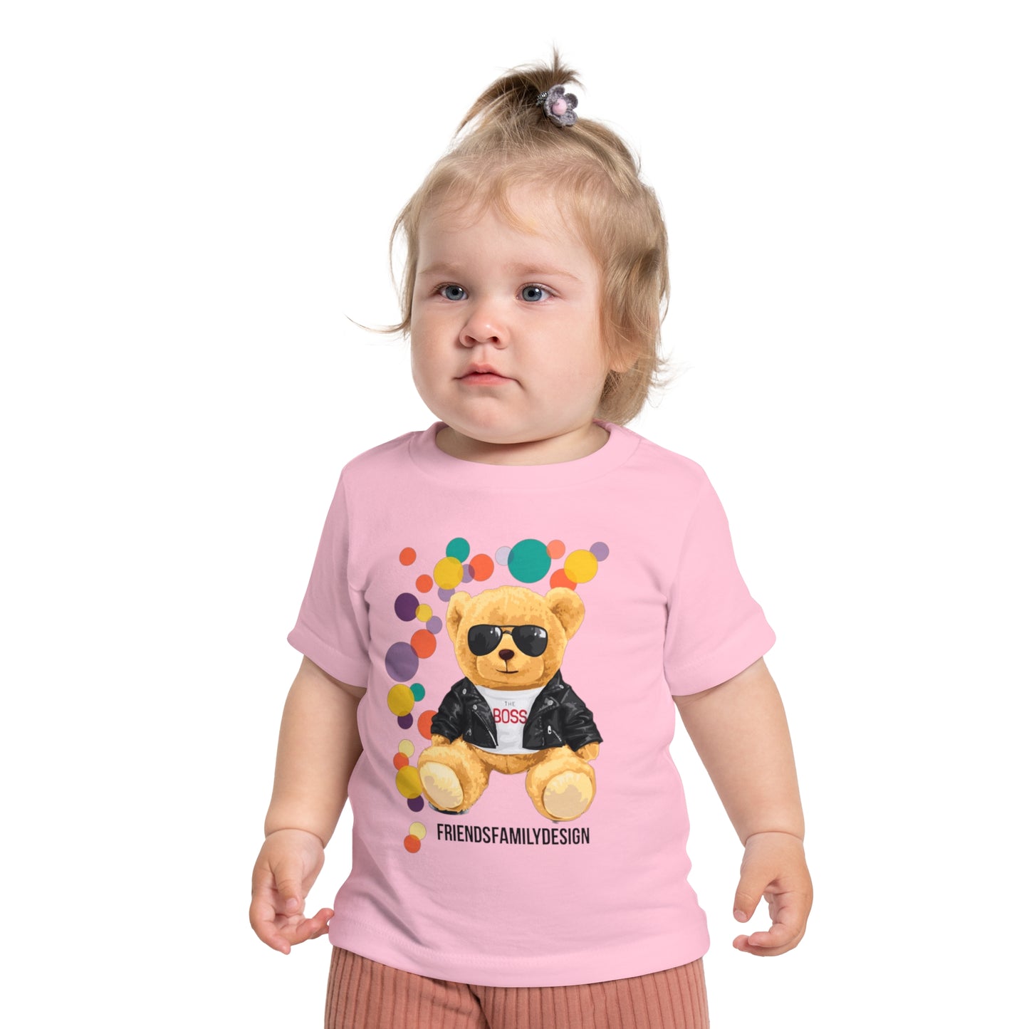 Baby Short Sleeve friendsFamilyDesign T-Shirt