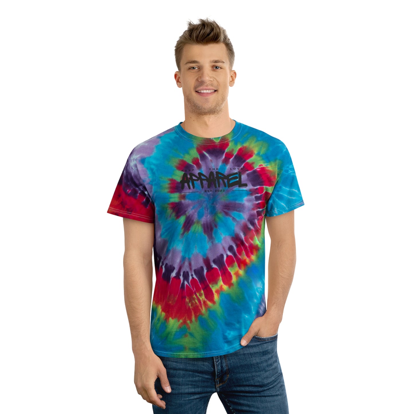 Tie-Dye Keep The Love Apparel Spiral