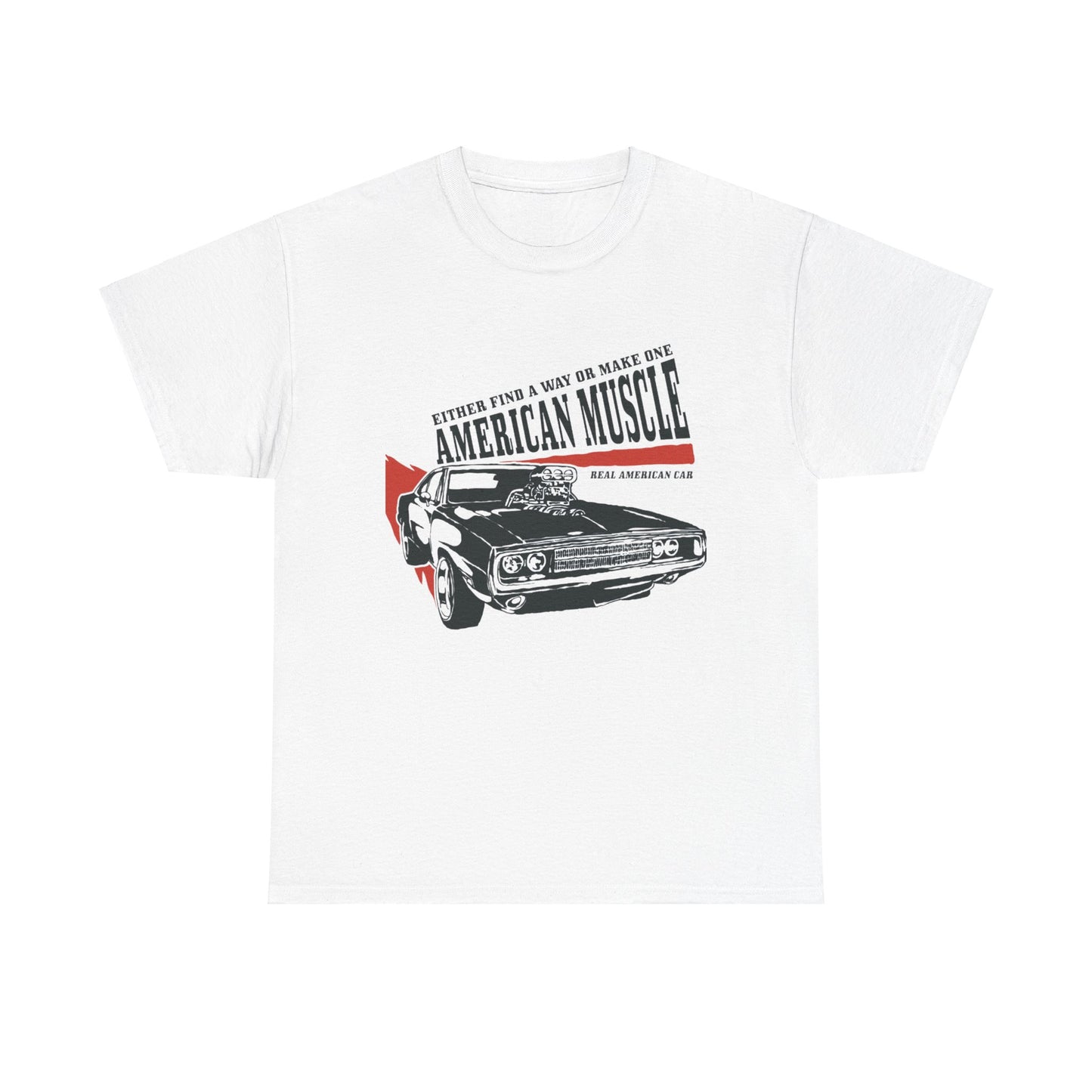 Unisex American muscle Heavy Cotton Tee