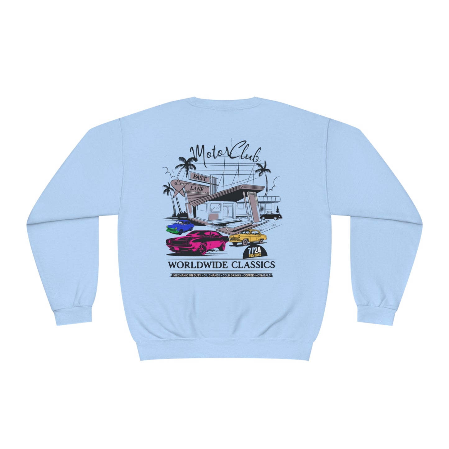 Unisex MOTORCLUB  Crewneck Sweatshirt